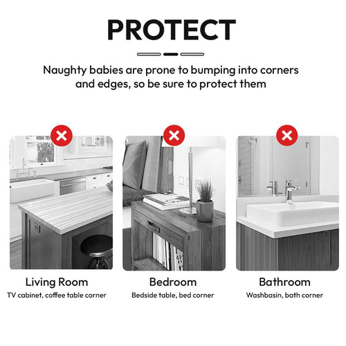 Transparent Baby Corner Protector Corner (Pack Of 4)