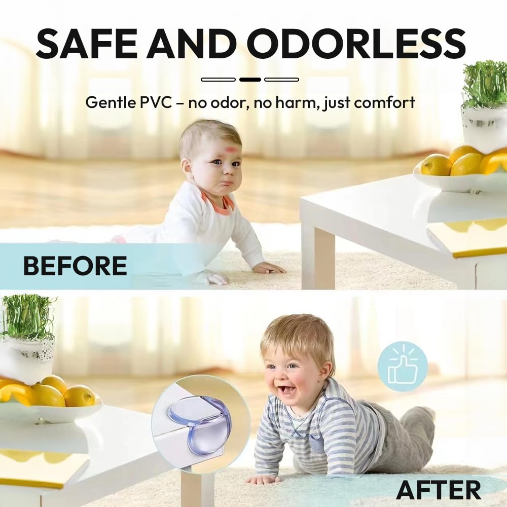 Transparent Baby Corner Protector Corner (Pack Of 4)